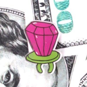 new kidcore candy hipster 90s jewelry retro pin nostalgia raver sucker